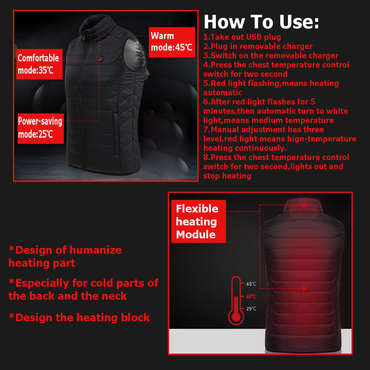 USB-Intelligent-Heating-Sleeveless-Jacket-Vest-Eiderdown-Filling-Zipper-Winter-1397769