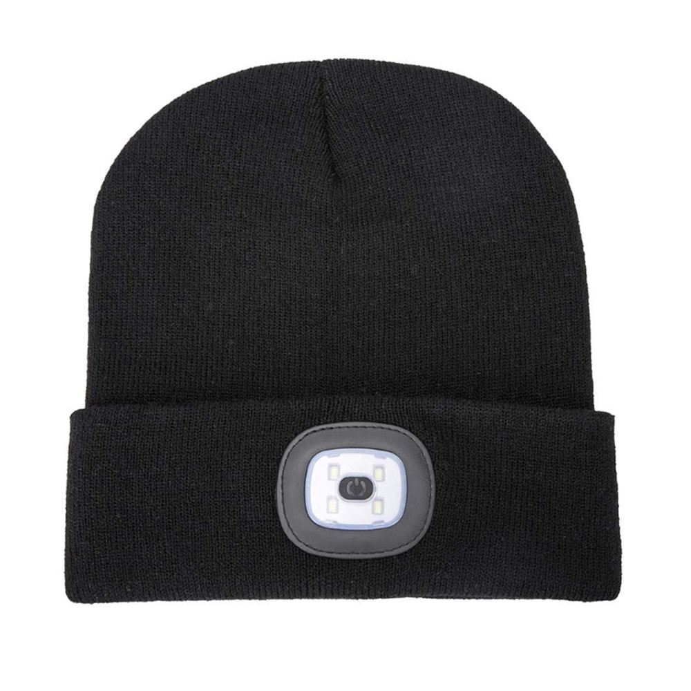 USB-Rechargeable-Wool-Repair-Cap-LED-Lighted-Warm-Hat-1615334