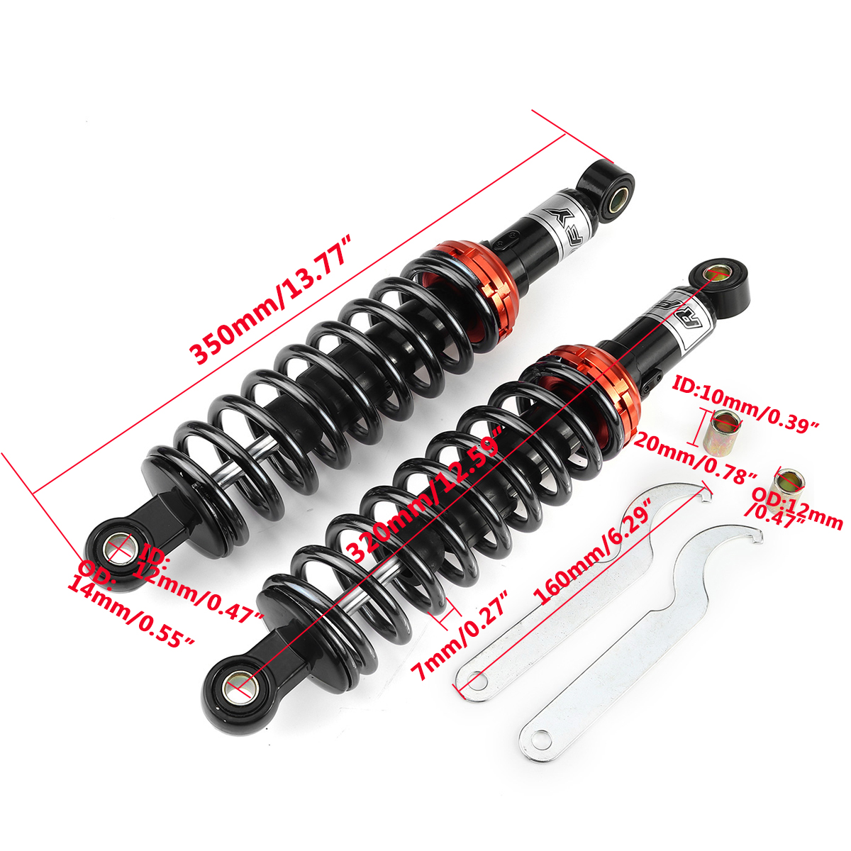 2Pcs-125quot-320mm-Universal-Shock-Absorber-Rear-Suspension-For-Motorbike-Motorcycle-ATV-1754147