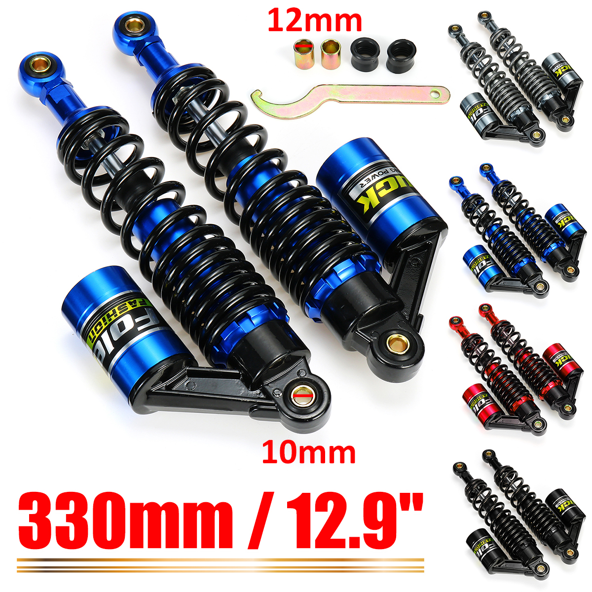 330mm129quot-Universal-Motorcycle-Air-Shock-Absorber-Rear-Suspension-For-Yamaha-Motor-Scooter-ATV-Qu-1754155