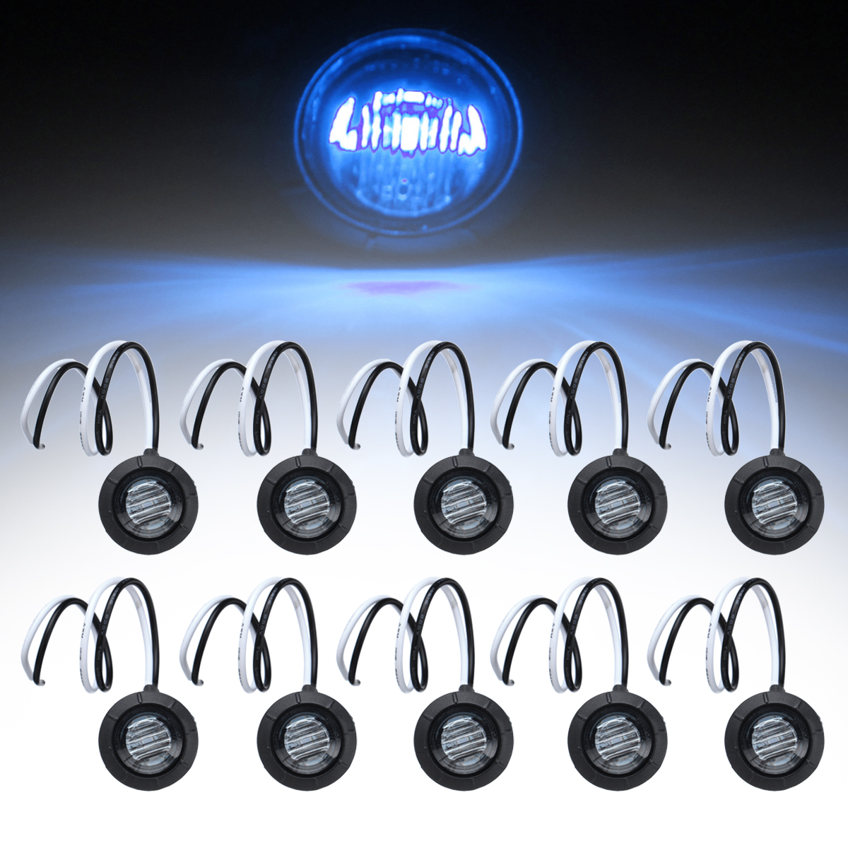 10Pcs-Blue-Light-12V-24V-LED-Clearance-Side-Marker-Indicators-Lights-Lamp-Lorry-Truck-Boat-Trailer-B-1670264