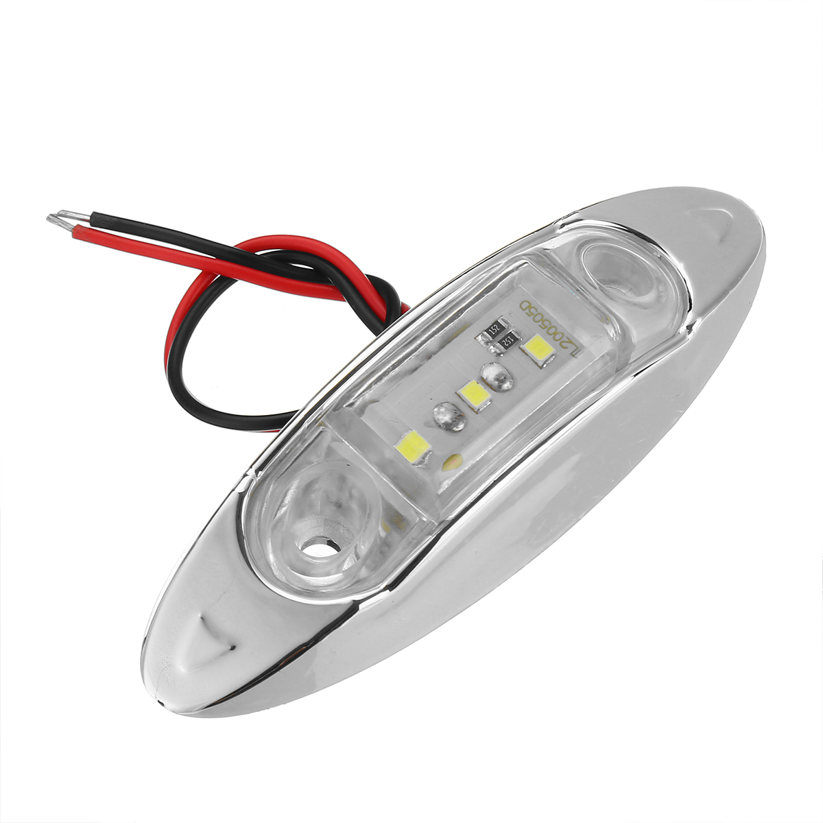 10Pcs-White-3LED-24V-Side-Marker-Indicator-Light-Clearance-Lamp-Truck-Trailer-Lorry-Van-1714773
