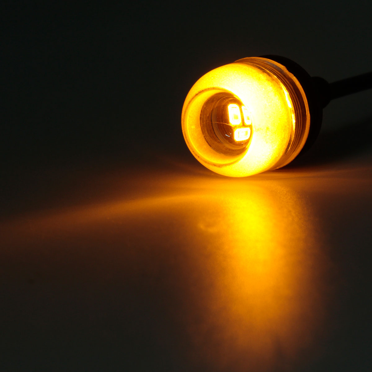 10pcs-Motorcycle-5630-18mm-3Led-Eagle-Eye-Lamp-Daytime-Running-Lights-Yellow-1037832