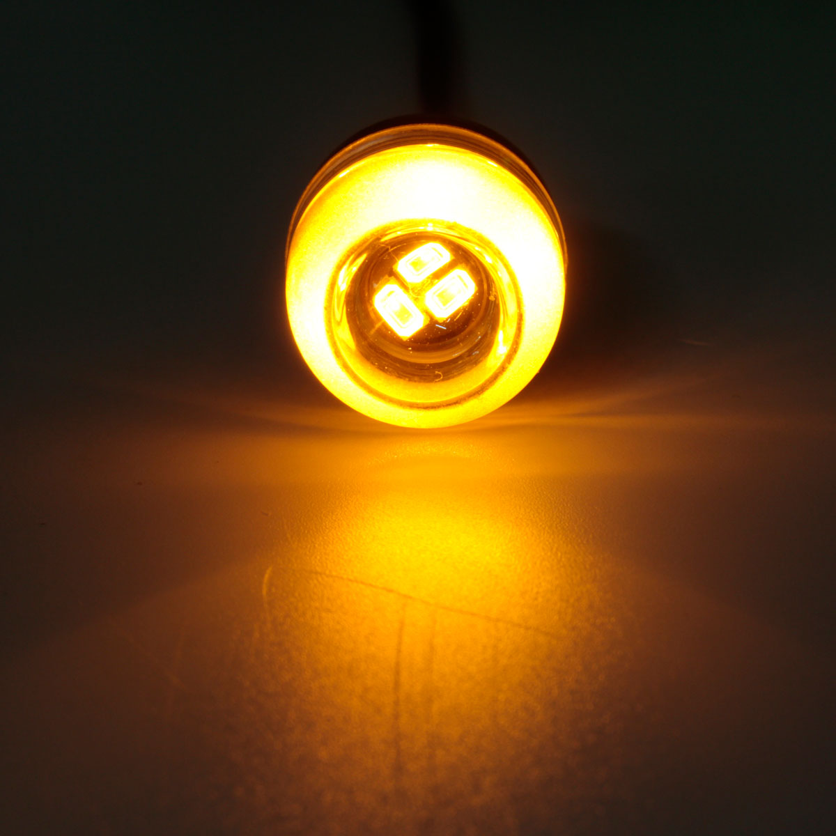 10pcs-Motorcycle-5630-18mm-3Led-Eagle-Eye-Lamp-Daytime-Running-Lights-Yellow-1037832