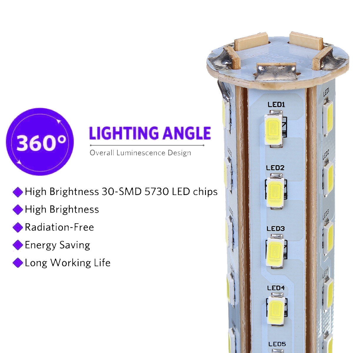 12-24V-30-LED-Roof-Rotating-Beacon-Strobe-Tractor-Warning-Light-Lamp-1720806
