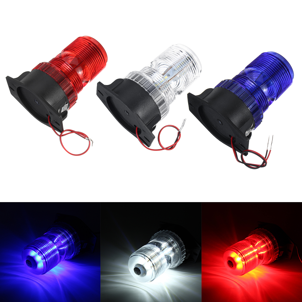 12-24V-30-LED-Roof-Rotating-Beacon-Strobe-Tractor-Warning-Light-Lamp-1720806