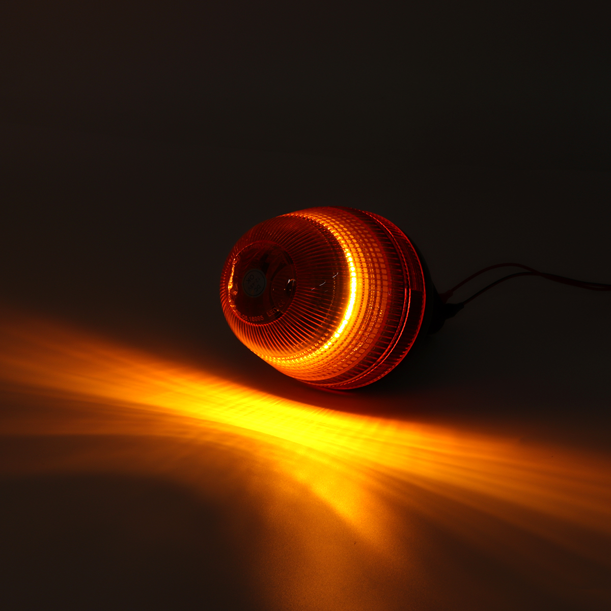 12-24V-Pointed-LED-Warning-Light-4-Flashing-Amber-Beacon-Flexible-Din-Pole-Mount-Tractor-Warning-Lig-1682422