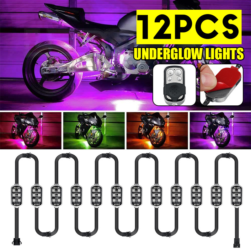 12Pcs-RGB-LED-Neon-Under-Glow-Light-Strip-Kit-Atmosphere-Motorcycle-ATV-Lights-1716323