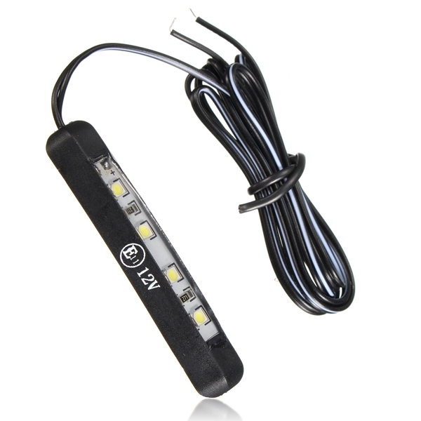 12V-03W-Motorcycle-Car-4-LEDs-Tiny-Rear-Number-Plate-Light-Lamp-1042888