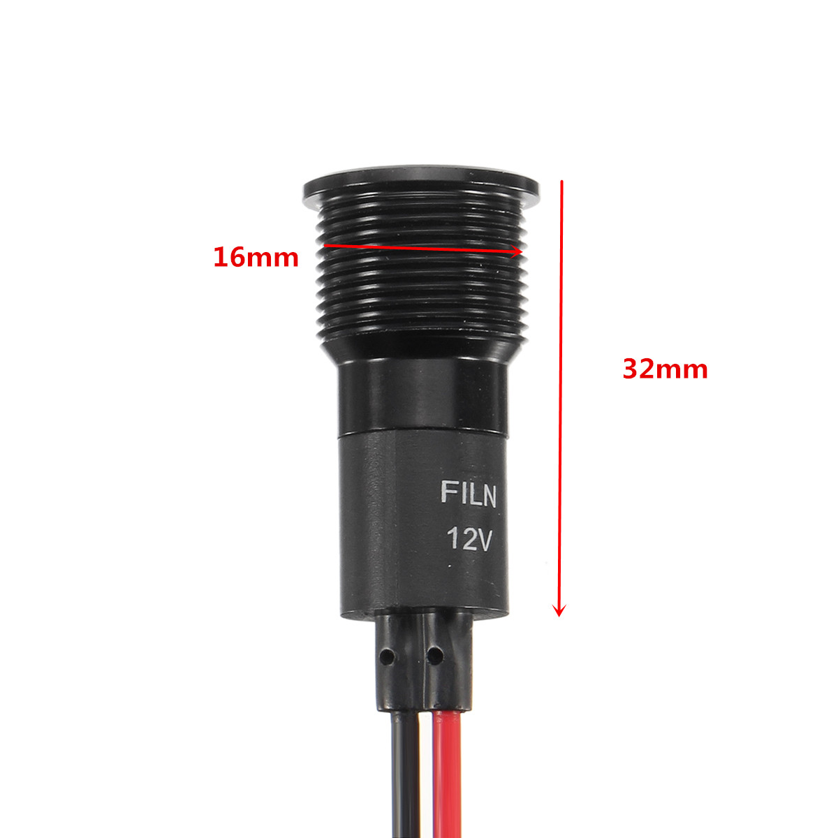 12V-16mm-Metal-LED-Dash-Panel-Warning-Pilot-Light-Indicator-Lamp-Boat-1183407