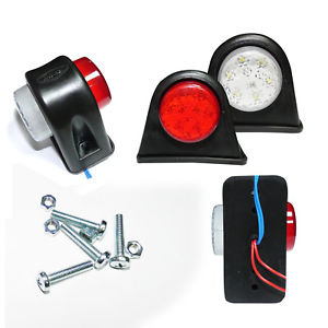 12V-24V-12-LEDs-Mini-Side-Marker-Light-Lamp-Rubber-Trailer-Truck-Caravan-Van-1725454