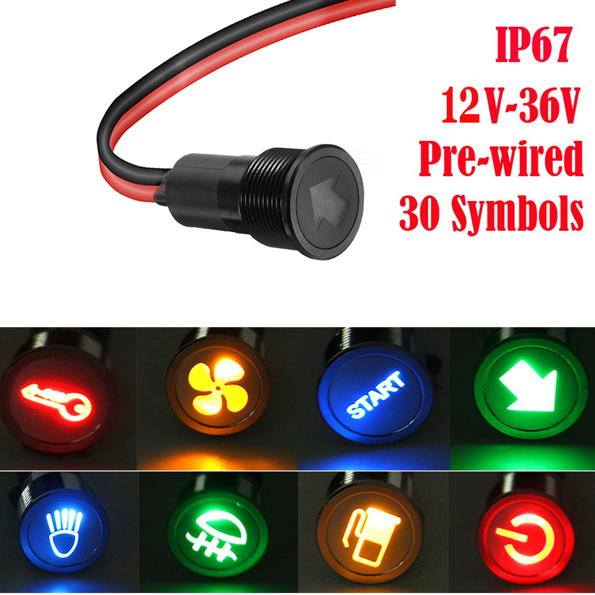 12V-24V-36V-14mm-Symbol-LED-Dash-Panel-Warning-Signal-Light-Indicator-Lamp-Car-Boat-1427852