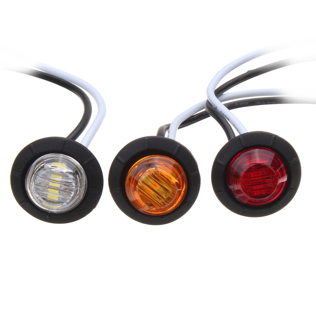 12V-34inch-Indcator-Turn-Signal-Lights-For-Boat-Truck-Trailer-Round-Side-LED-Marker-1270741