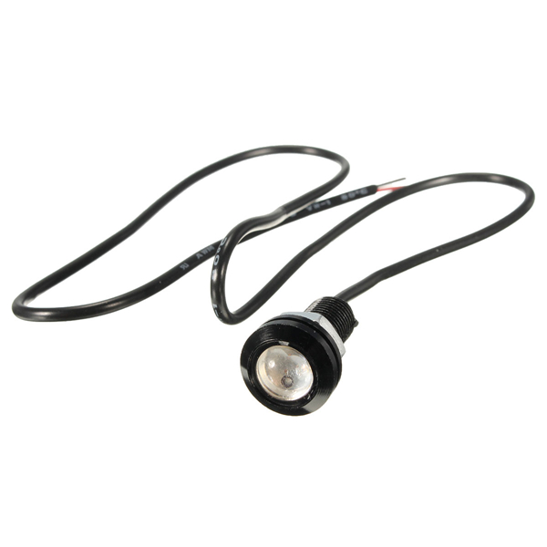 12V-3W-18mm-Car-Motorcycle-LED-Eagle-Eye-Plate-License-Running-DRL-Tail-Light-Lamp-1034992