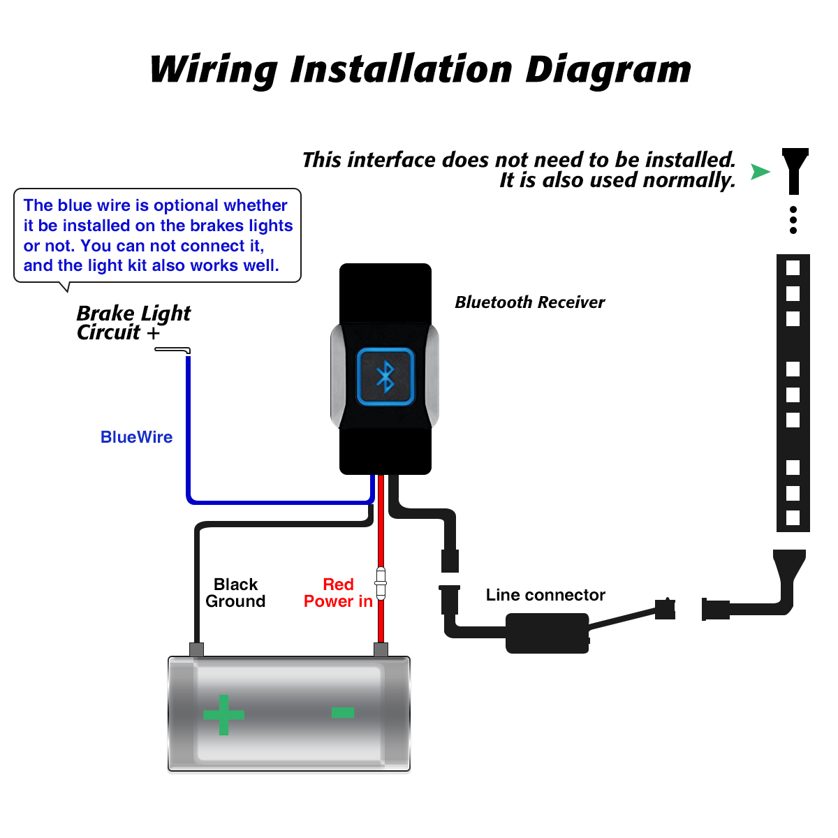 12V-50W-Multi-Color-Wireless-Remote-Control-Motorcycle-Lamp-RGB-Flexible-Strips-Ground-Effect-Light-1267590