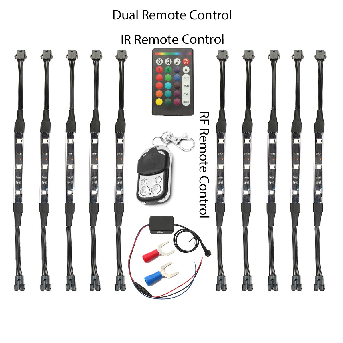 12V-50W-Multi-Color-Wireless-Remote-Control-Motorcycle-Lamp-RGB-Flexible-Strips-Ground-Effect-Light-1267590