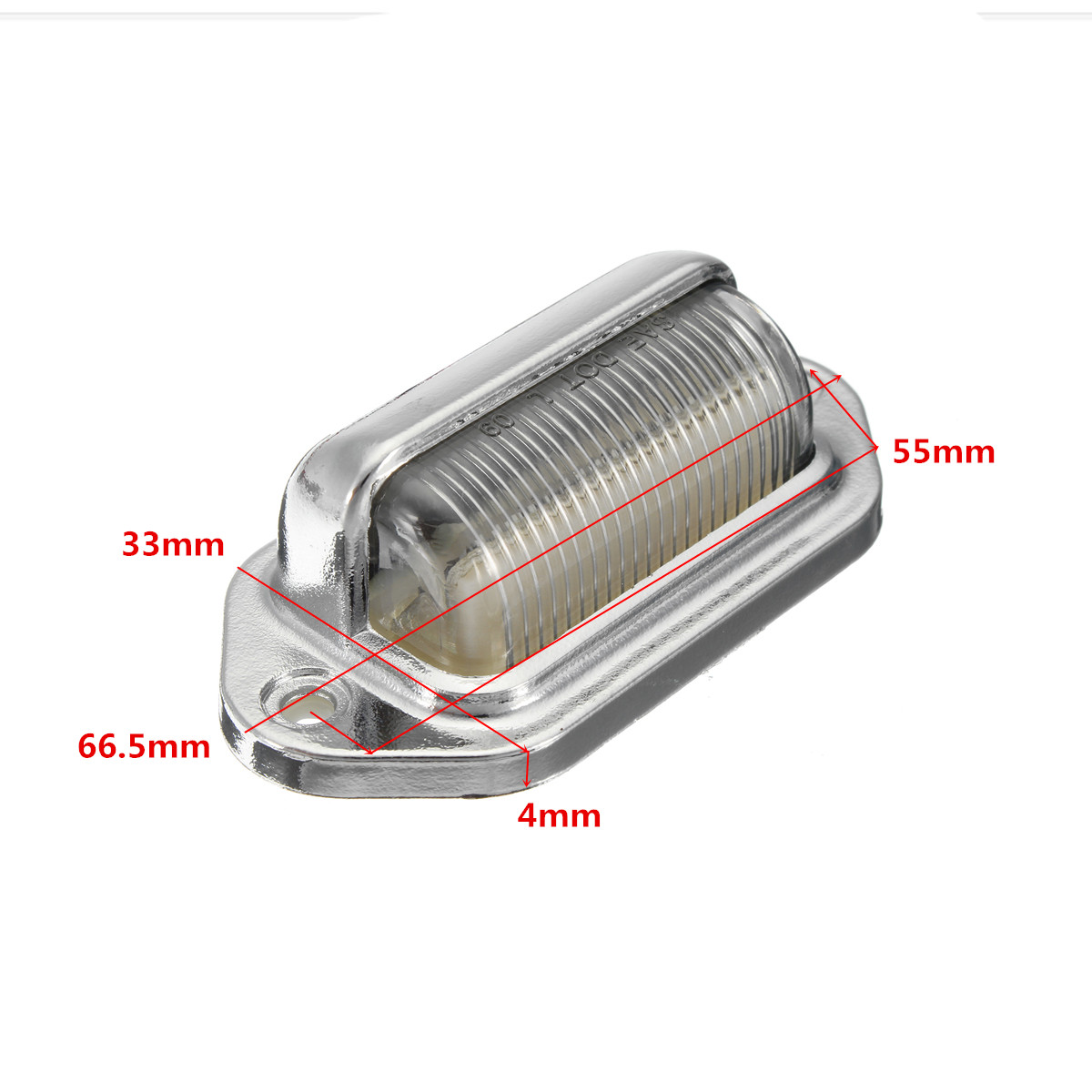 12V-6-LED-Red-Rear-Number-License-Plate-Interior-Step-Lights-Van-Trailer-Truck-1328438