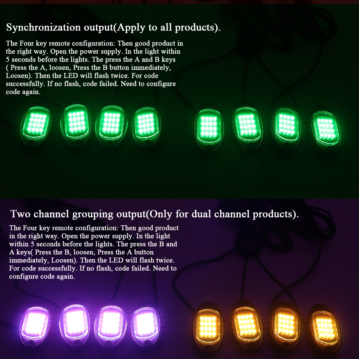12V-8Pcs-16-Color-bluetooth-APP-Control-RGB-5050-LED-Rock-Light-Under-Body-Underglow-Atmosphere-Musi-1819518