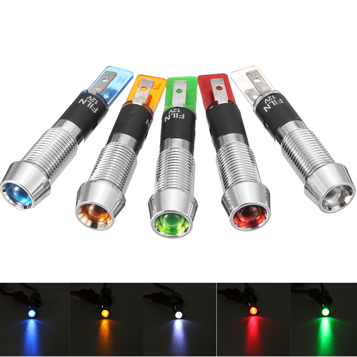 12V-8mm-LED-Indicator-Warning-Light-Metal-Lamp-Pilot-Panel-Dash-Car-Boat-Truck-1132999