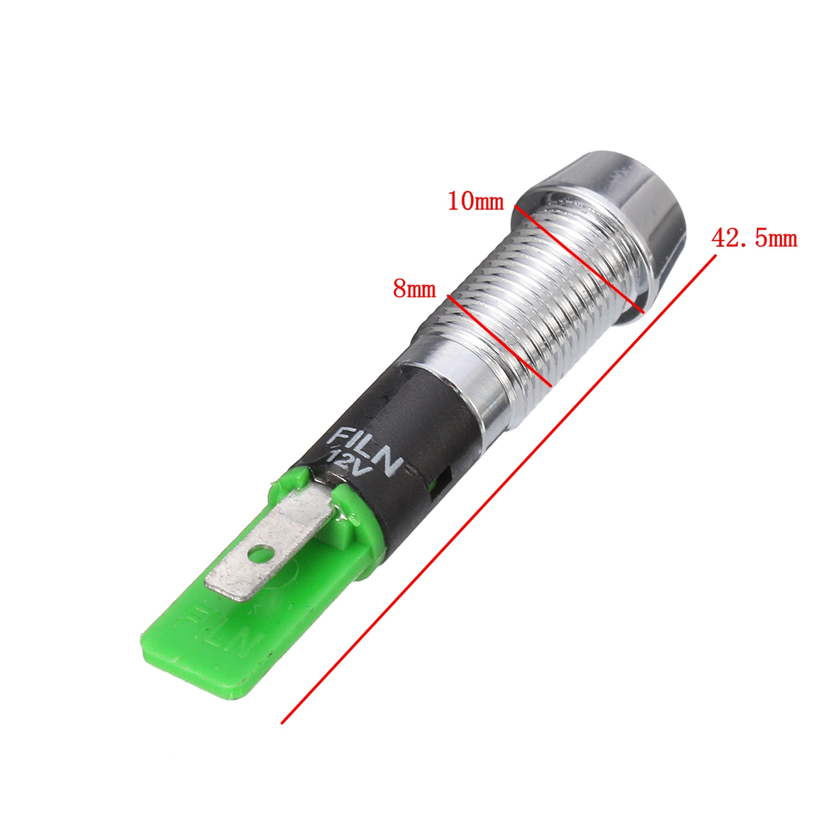 12V-8mm-LED-Indicator-Warning-Light-Metal-Lamp-Pilot-Panel-Dash-Car-Boat-Truck-1132999