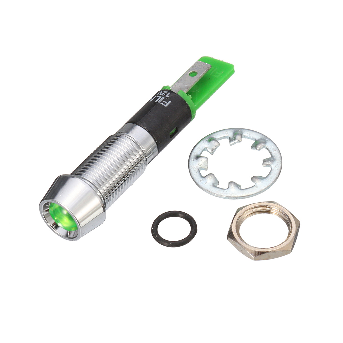 12V-8mm-LED-Indicator-Warning-Light-Metal-Lamp-Pilot-Panel-Dash-Car-Boat-Truck-1132999