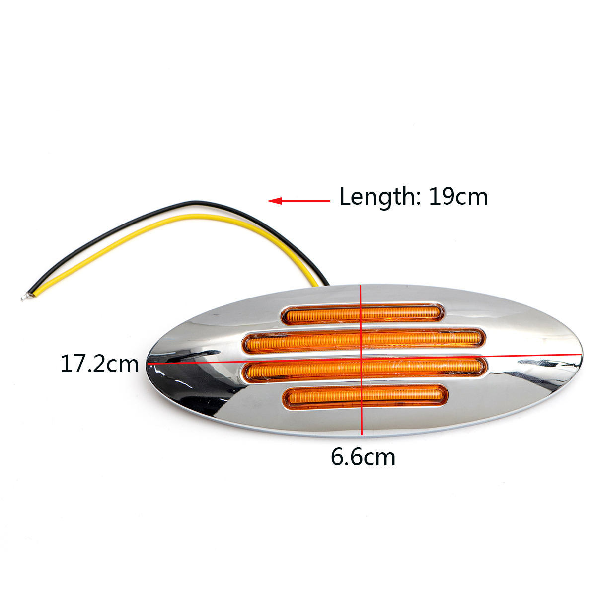 12V-LED-Car-Truck-Trailer-Side-Marker-Signal-Tail-Light-RedAmberWhite-Universal-1445216
