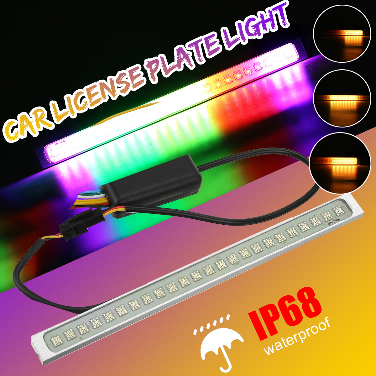 12V-LED-License-Number-Plate-Light-Car-Van-Reverse-Trailer-Backup-Lamp-Universal-1819548