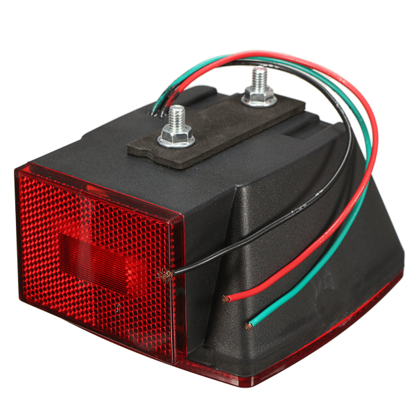12V-LED-Square-Trailer-Tail-Lights-Truck-Brake-Stop-Lamp-Stud-Mount-Universal-1197090