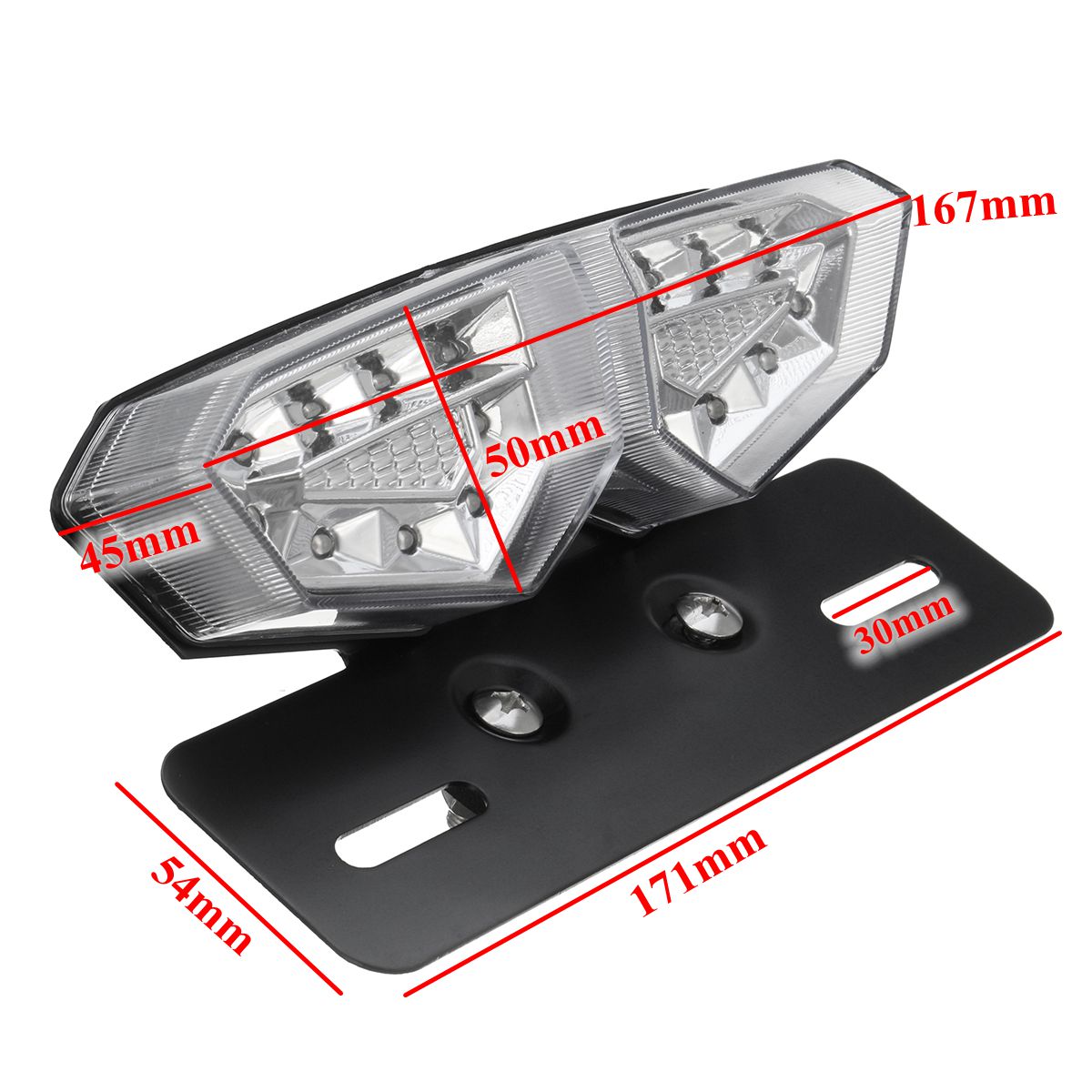 12V-Motorcycle-18-LED-Tail-Brake-Light-Turn-Signal-License-Plate-Lamp-Clear-Lens-1357561