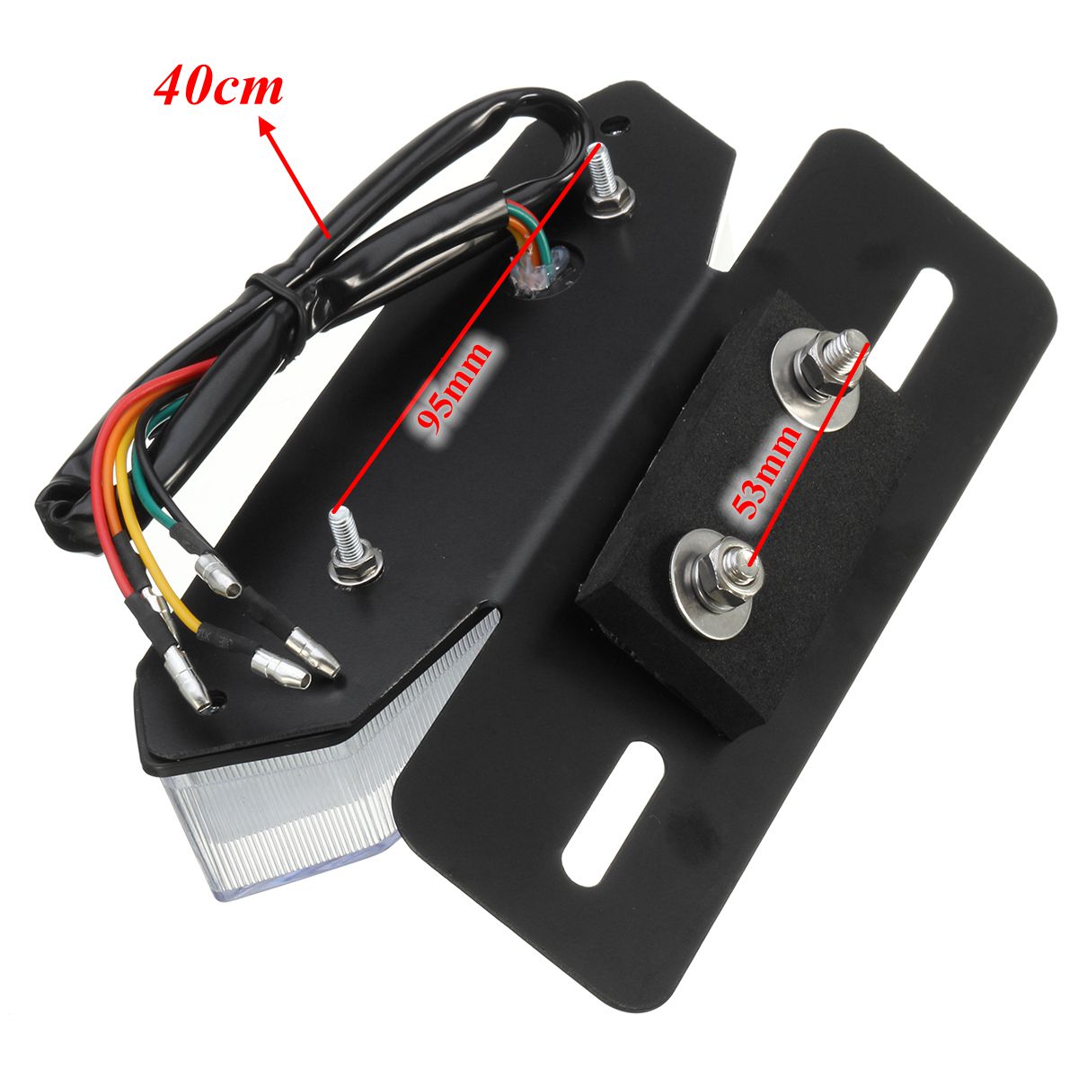 12V-Motorcycle-18-LED-Tail-Brake-Light-Turn-Signal-License-Plate-Lamp-Clear-Lens-1357561