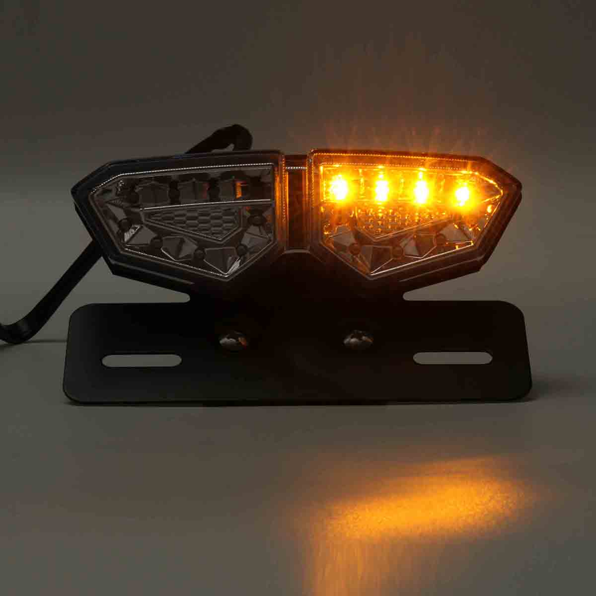 12V-Motorcycle-18-LED-Tail-Brake-Light-Turn-Signal-License-Plate-Lamp-Clear-Lens-1357561