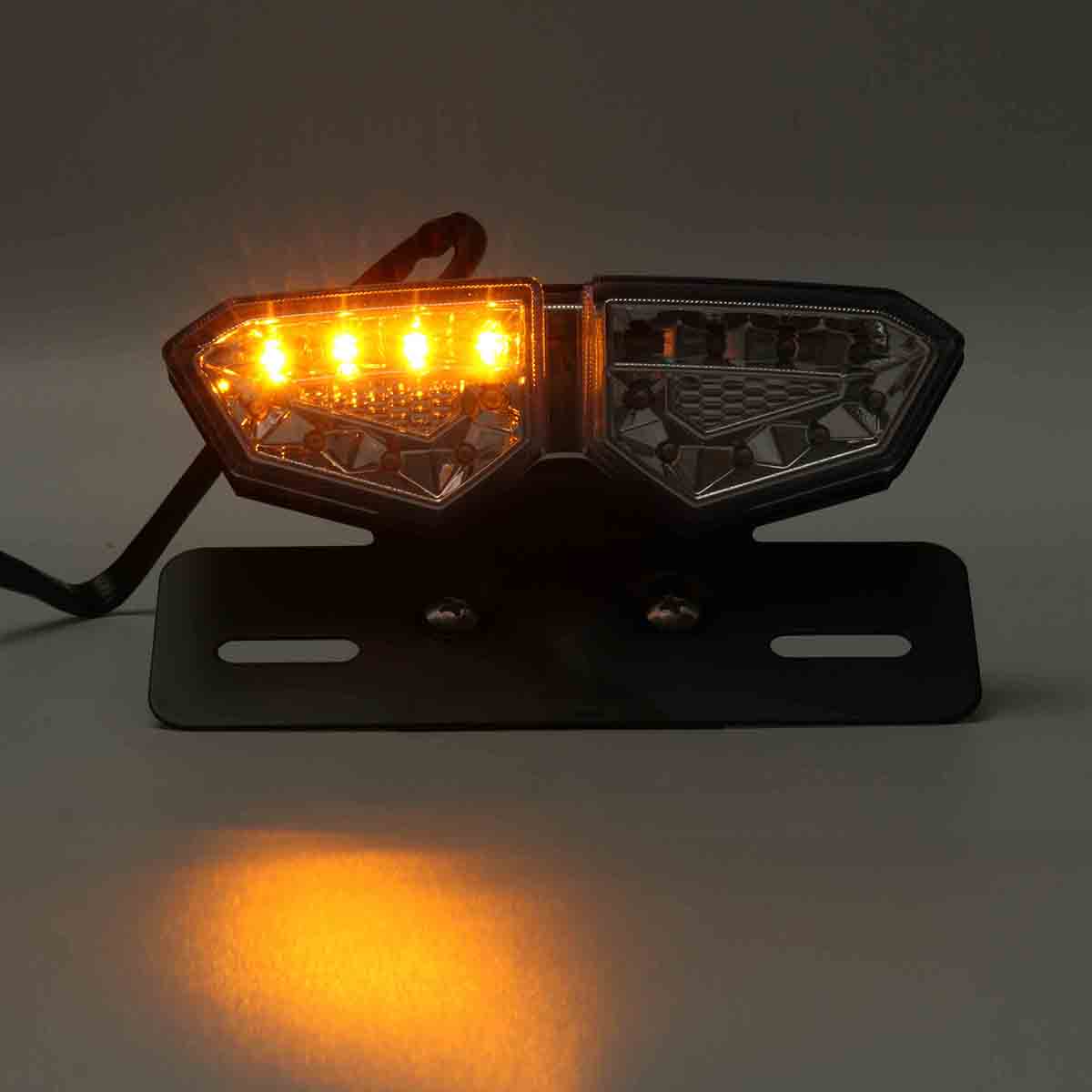 12V-Motorcycle-18-LED-Tail-Brake-Light-Turn-Signal-License-Plate-Lamp-Clear-Lens-1357561