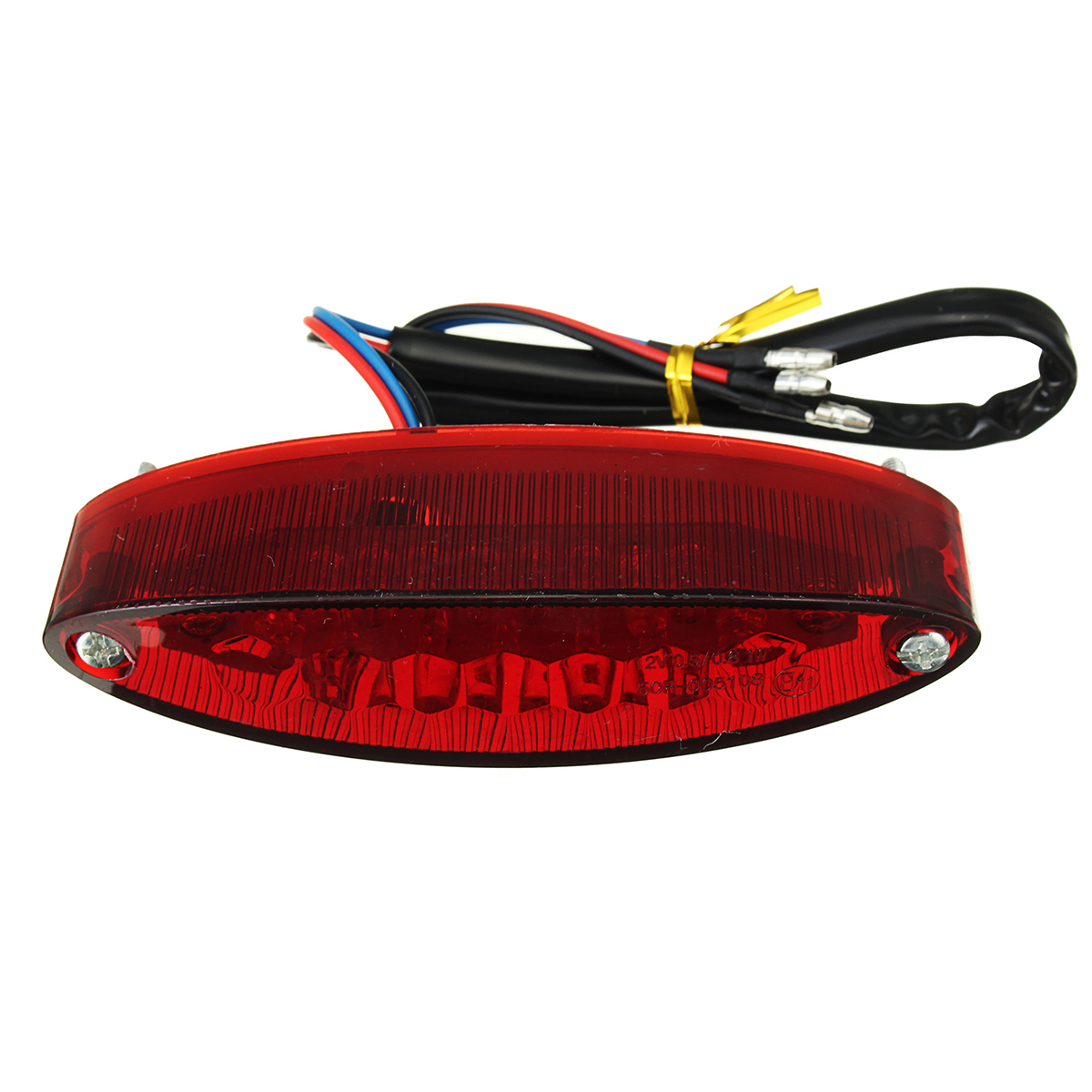 12V-Motorcycle-28-LED-Rear-Brake-Tail-License-Plate-Light-Red-Lamp-Universal-953813