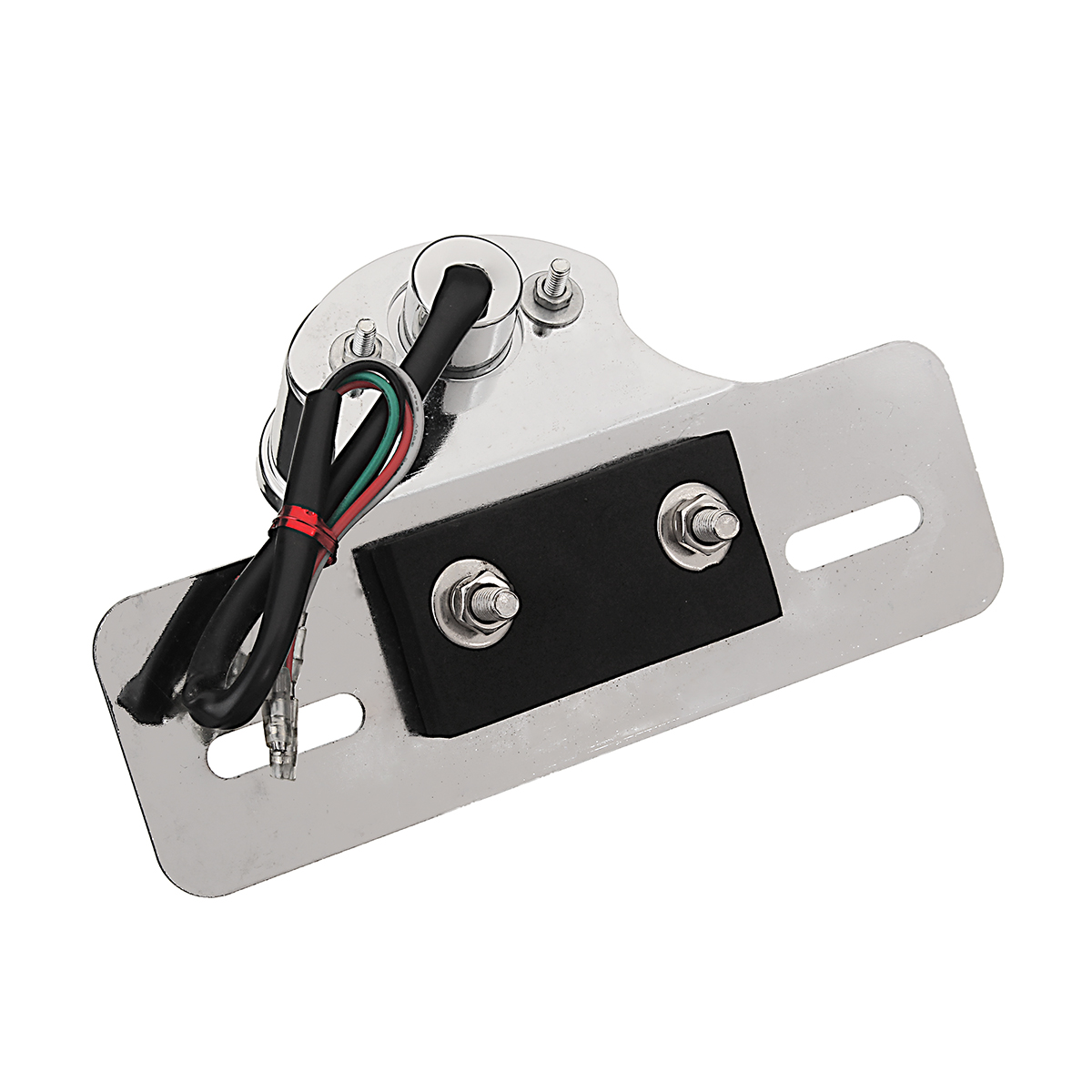 12V-Motorcycle-Rear-Brake-Stop-Red-Light-License-Plate-Bracket-Tail-Lights-ChromeBlack-1423078