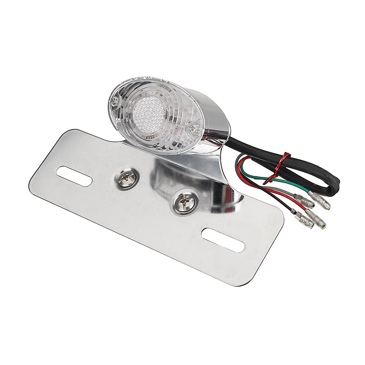 12V-Motorcycle-Rear-Brake-Stop-Red-Light-License-Plate-Bracket-Tail-Lights-ChromeBlack-1423078