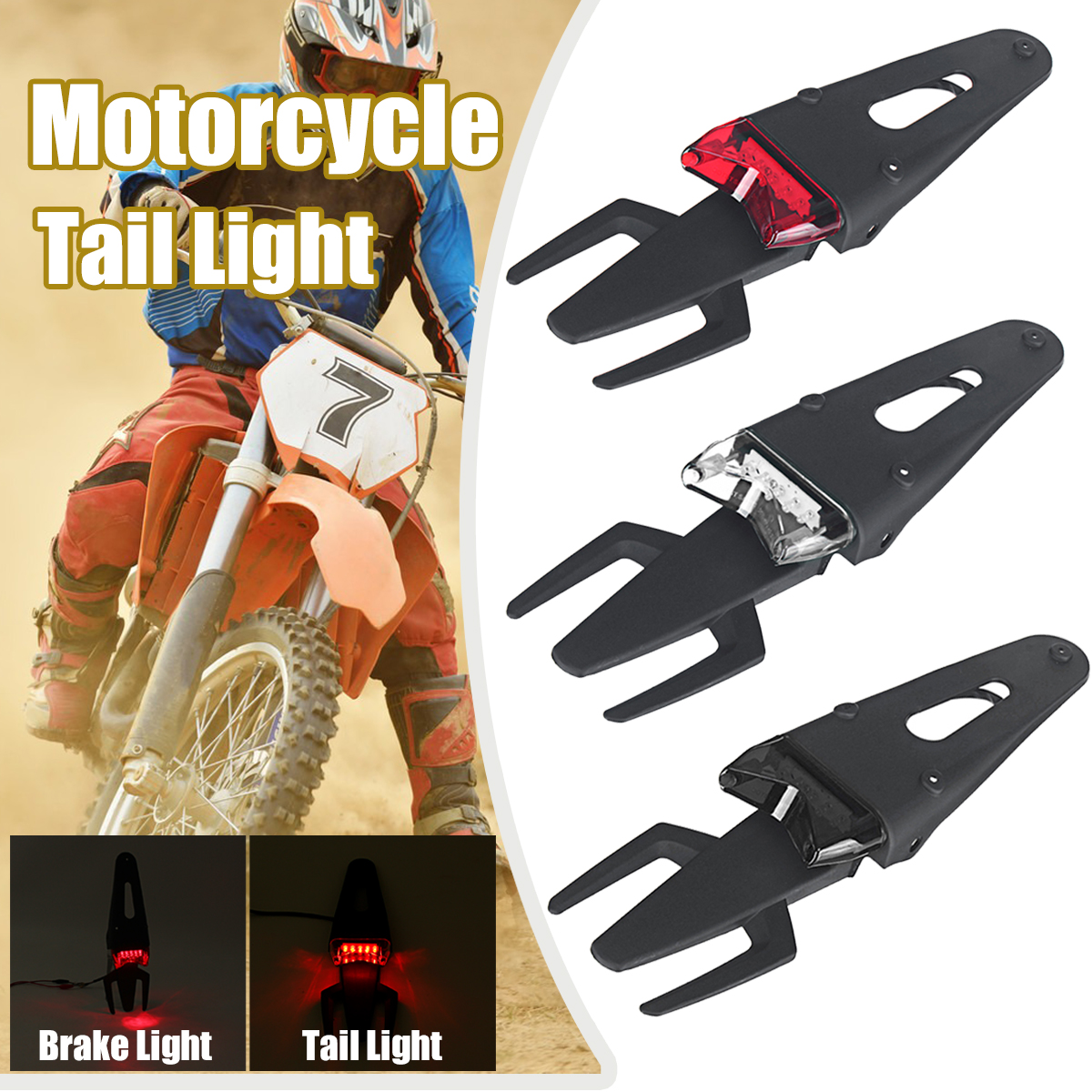 12V-Motorcycle-Red-LED-Brake-Tail-Light-Rear-Fender-Lamp-Dirt-Bike-Motocross-1604765