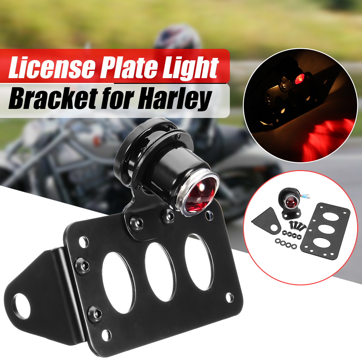 12V-Motorcycle-Side-Mount-LED-License-Plate-Tail-Light-with-Bracket-Universal-1189779