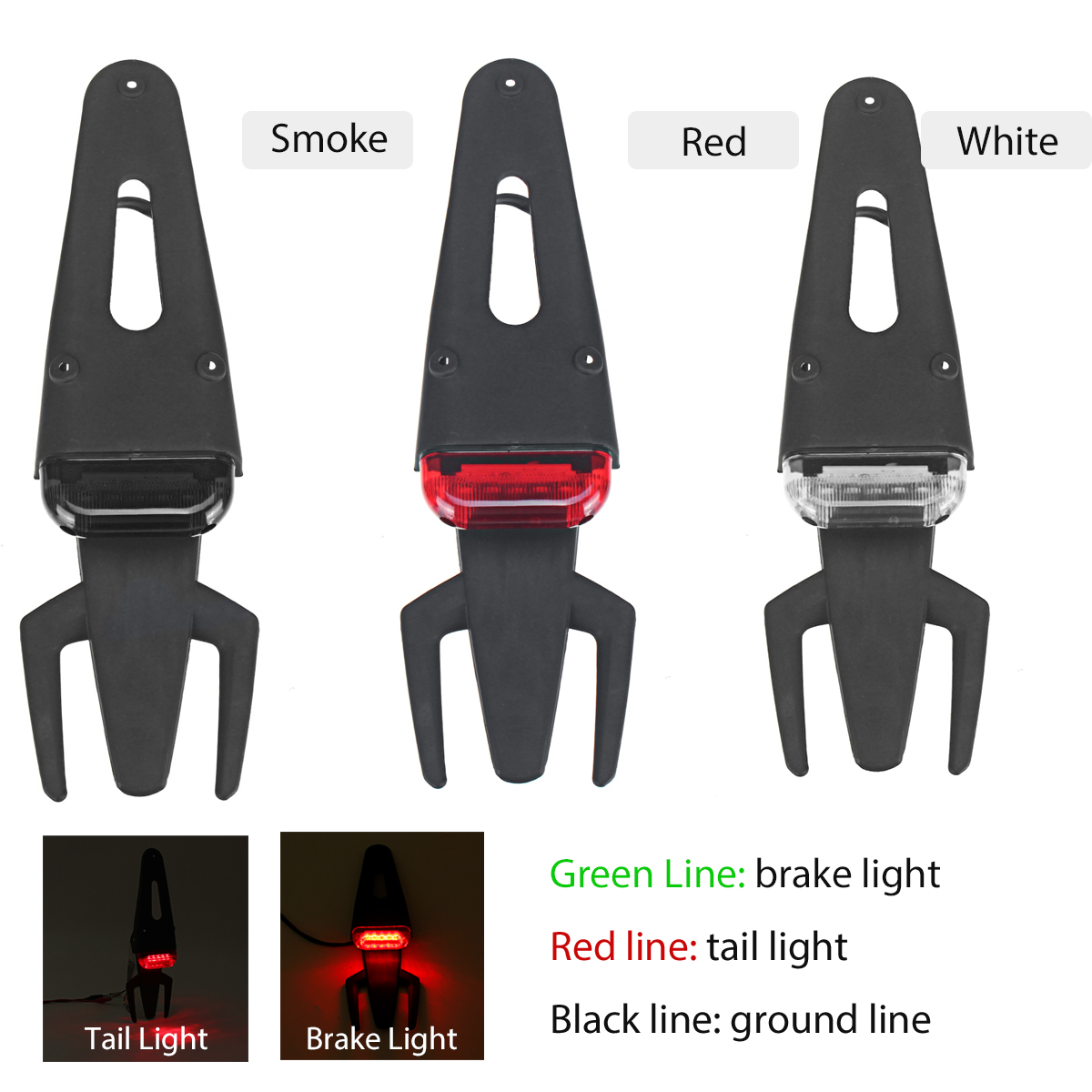 12V-Rear-Fender-LED-Brake-Tail-Light-Dirt-Bike-Motocross-Motorcycle-Taillight-Lamp-1531953