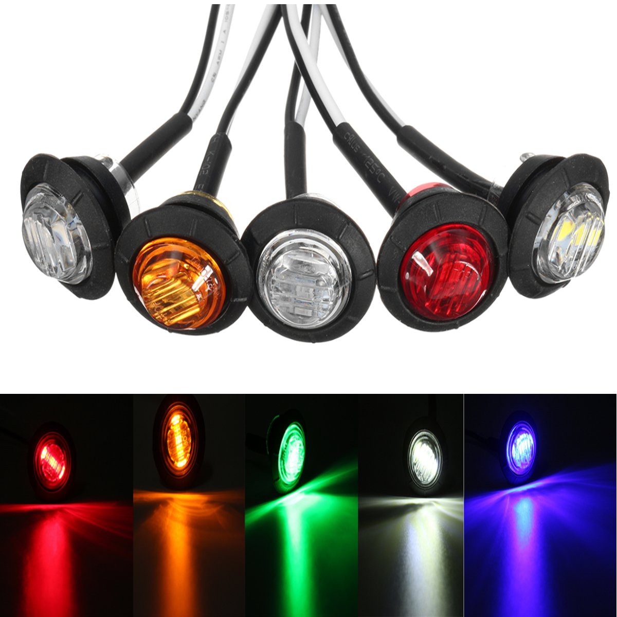 12V24V-Mini-Round-LED-Bullet-Button-Side-Marker-Lights-Metal-1195610