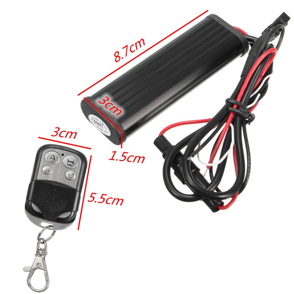 12x-Motorcycle-5050LED-Wireless-Remote-Multi-Color-Neon-Glow-Flashing-Lights-Strips-Kit-1270361