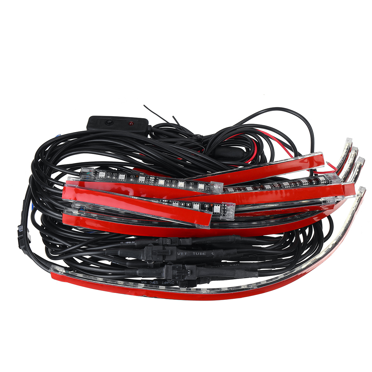 16PCS-RGB-bluetooth-Car-Motorcycle-LED-Light-Accent-Glow-Neon-Strip-APP-Control-Kits-1794069