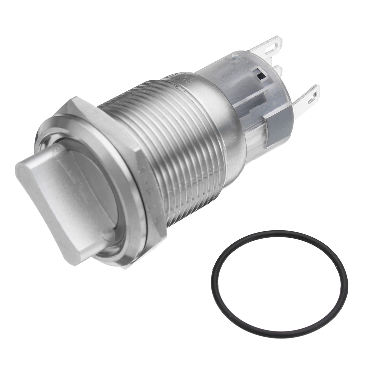 19mm-2-Position-12V-Waterproof-Stainless-Steel-Latching-Metal-Selector-Switch-1222475