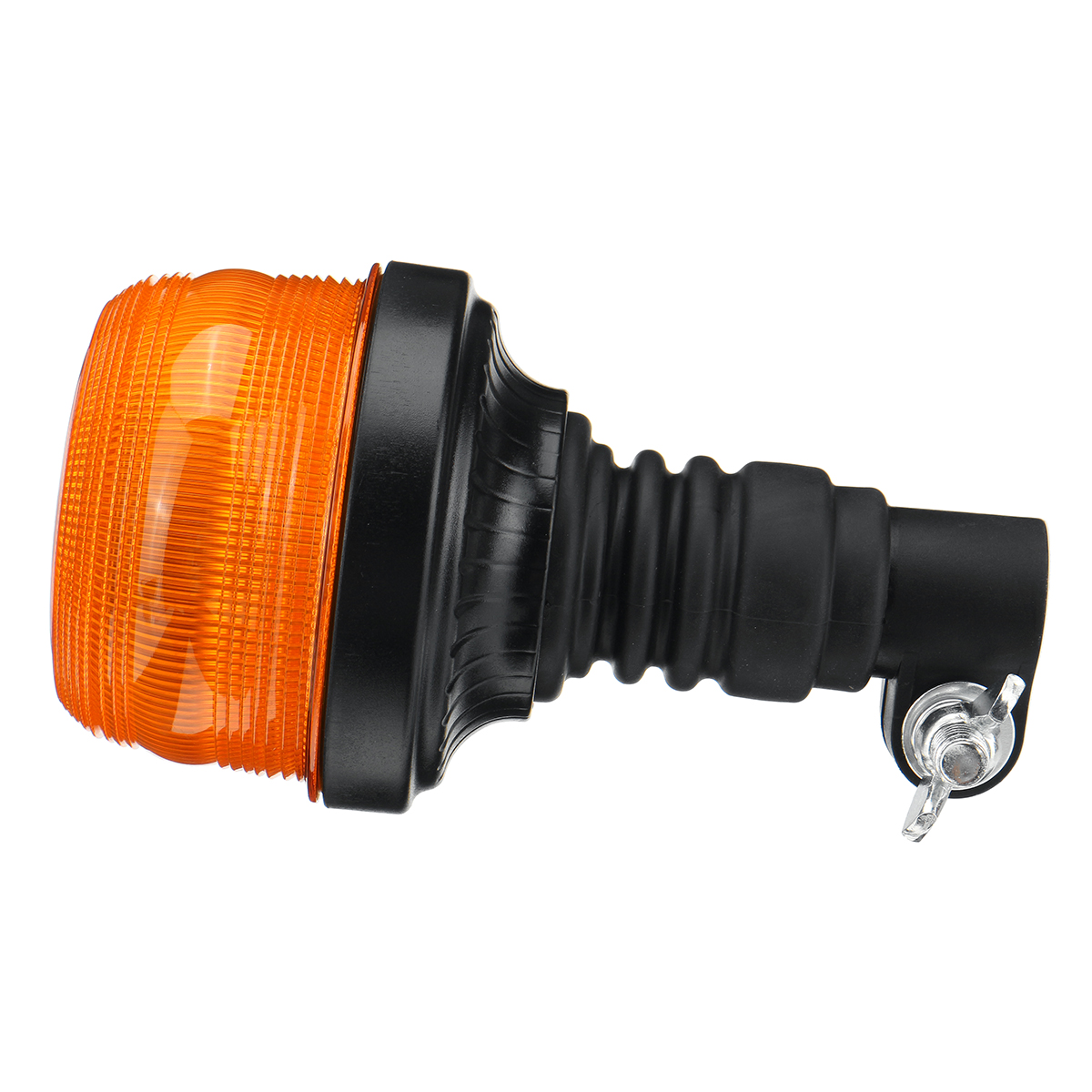 2412V-Vehicle-Roof-Amber-Flashing-Emergency-Strobe-Warning-Light-DIN-Pole-Mount-1812698