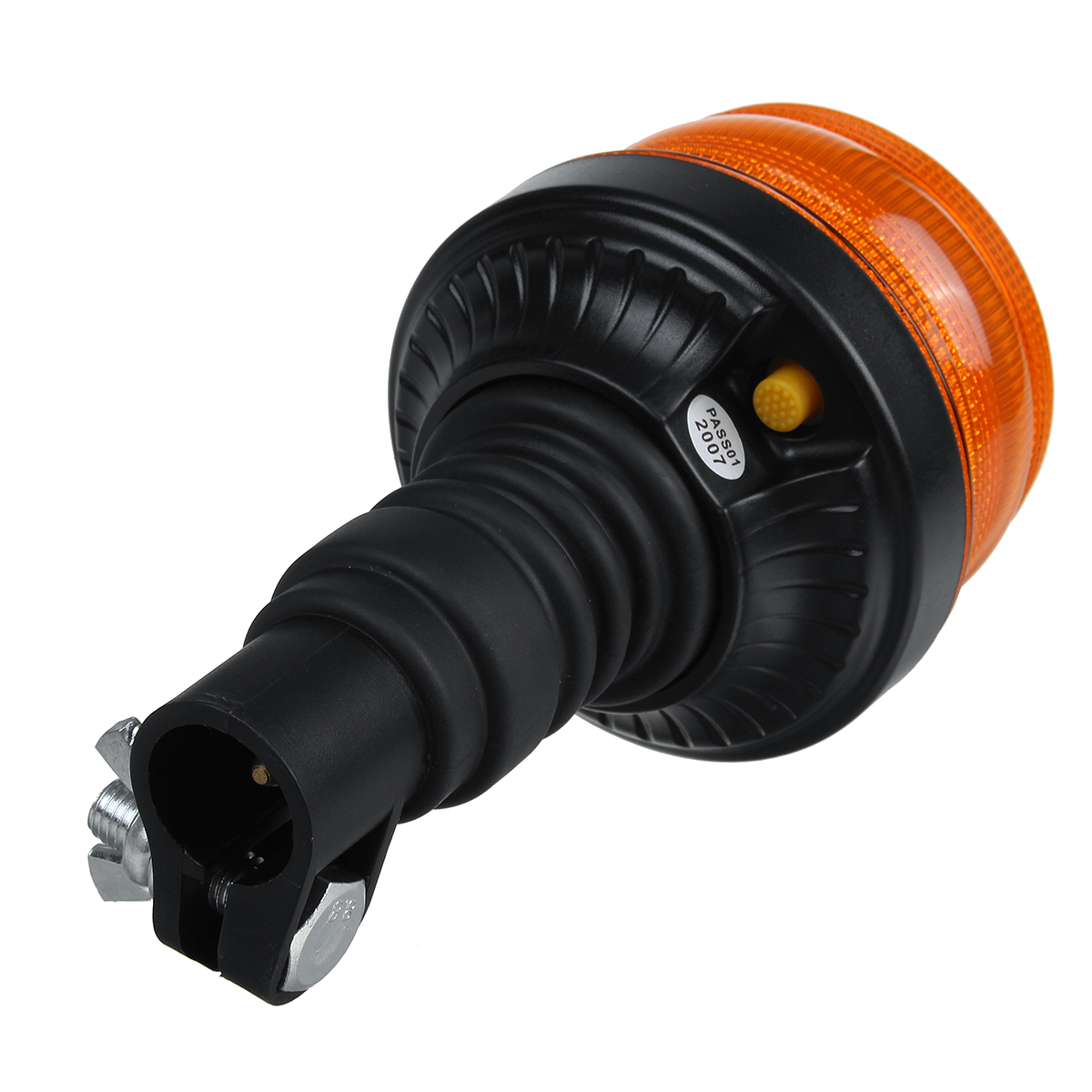 2412V-Vehicle-Roof-Amber-Flashing-Emergency-Strobe-Warning-Light-DIN-Pole-Mount-1812698