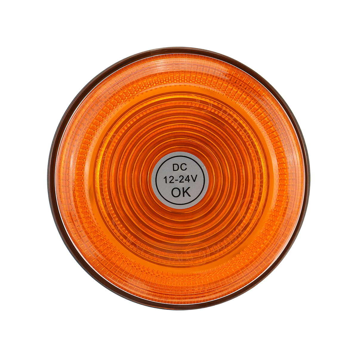 2412V-Vehicle-Roof-Amber-Flashing-Emergency-Strobe-Warning-Light-DIN-Pole-Mount-1812698