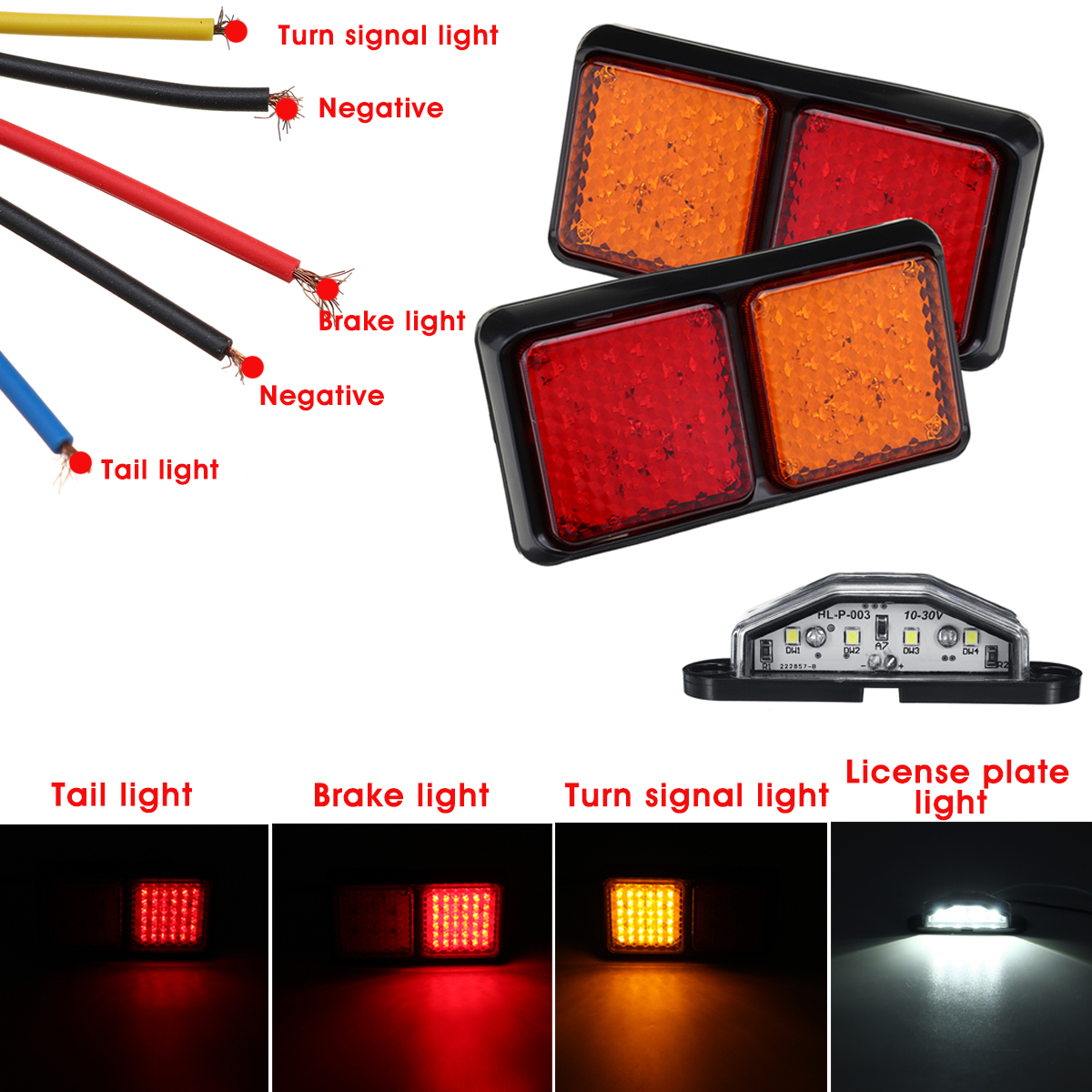 2PCS-12V-72LED-Truck-Stop-Tail-Rear-Lights-Turn-Signal-Lamp--License-Plate-Light-Kit-1764201