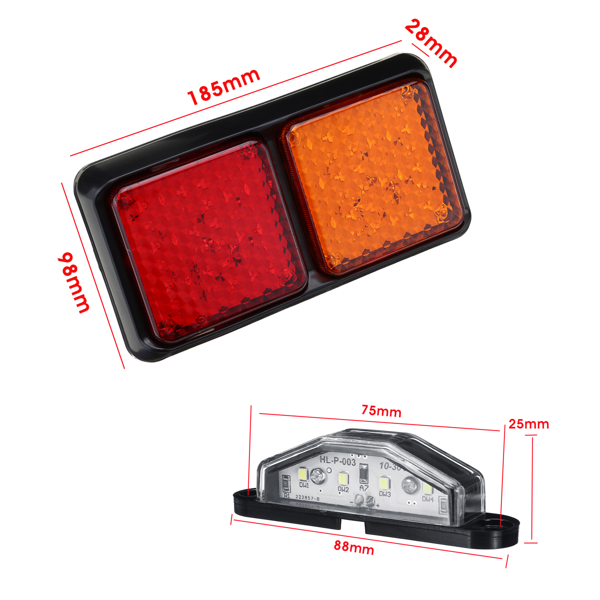 2PCS-12V-72LED-Truck-Stop-Tail-Rear-Lights-Turn-Signal-Lamp--License-Plate-Light-Kit-1764201