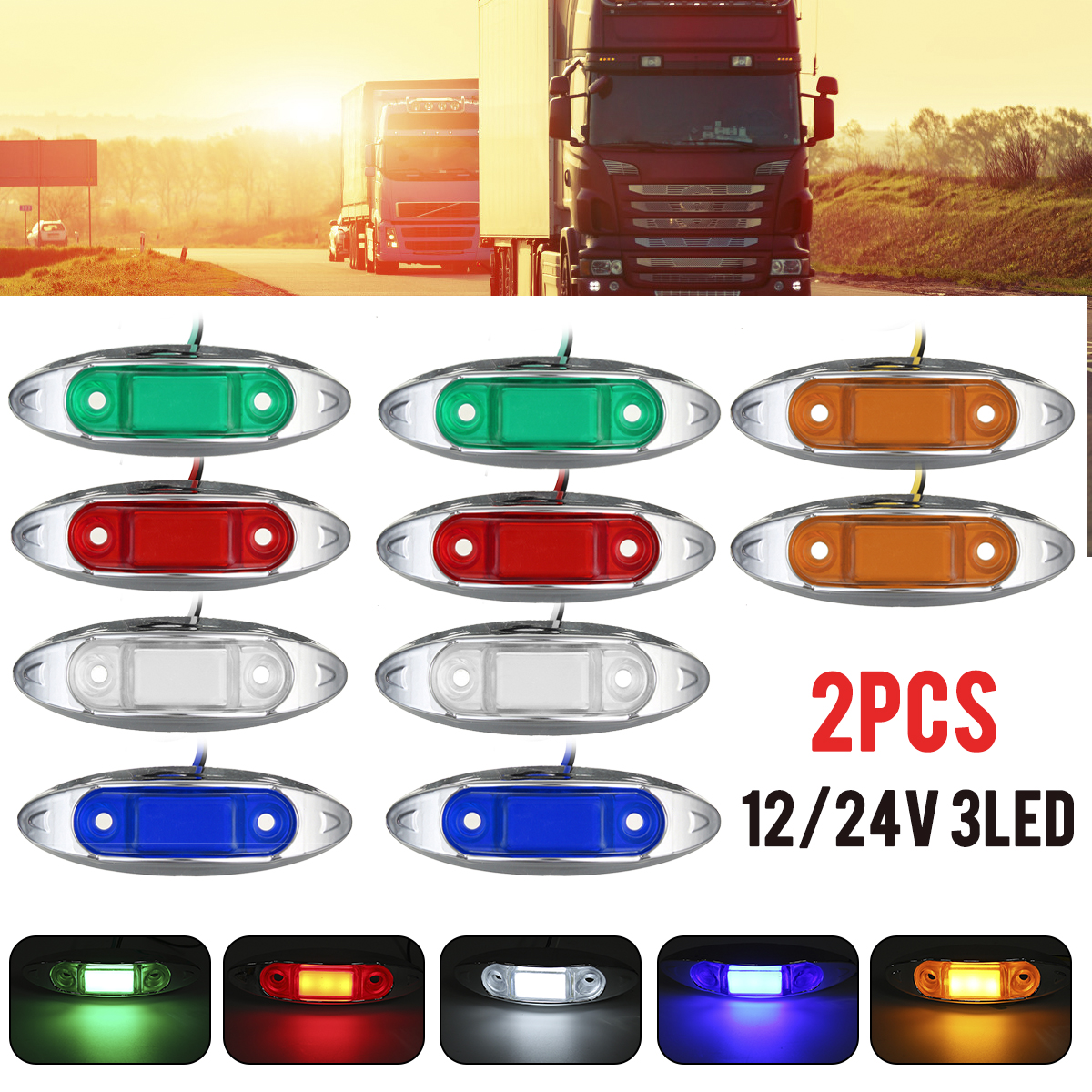 2PCS-3-LED-Side-Marker-Lights-Position-Lamp-For-Car-Truck-Trailer-Lorry-1822314