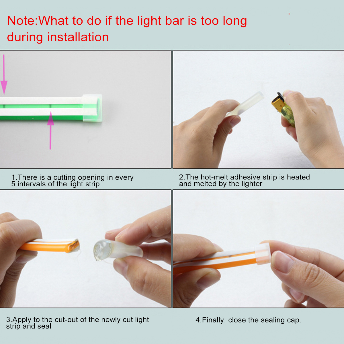 2PCS-Hood-LED-Light-Strip-Grilles-Under-Spoiler-Scanning-LED-Knight-Rider-1825308