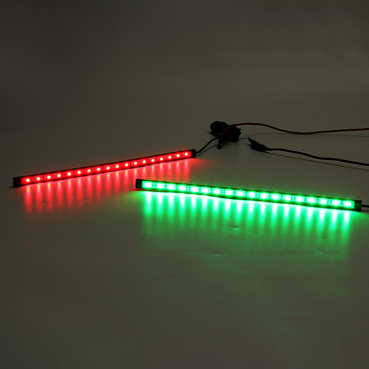 2Pcs-30cm-LED-Atmosphere-Light-Neon-Strip-Flashing-Decoration-Signal-Boat-Car-1435397
